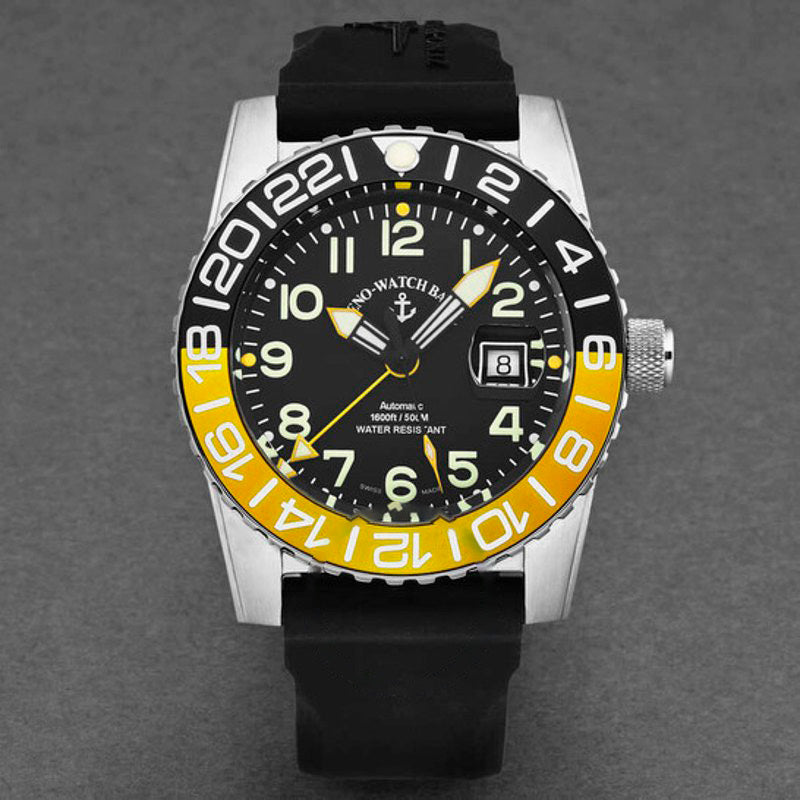 Relógio Airplane Diver Hora Mundial Automático Mostrador Preto 45 mm - Mercado de Luxo - O Maior E-Commerce de Bens, Produtos e Serviços de Luxo do Brasil.