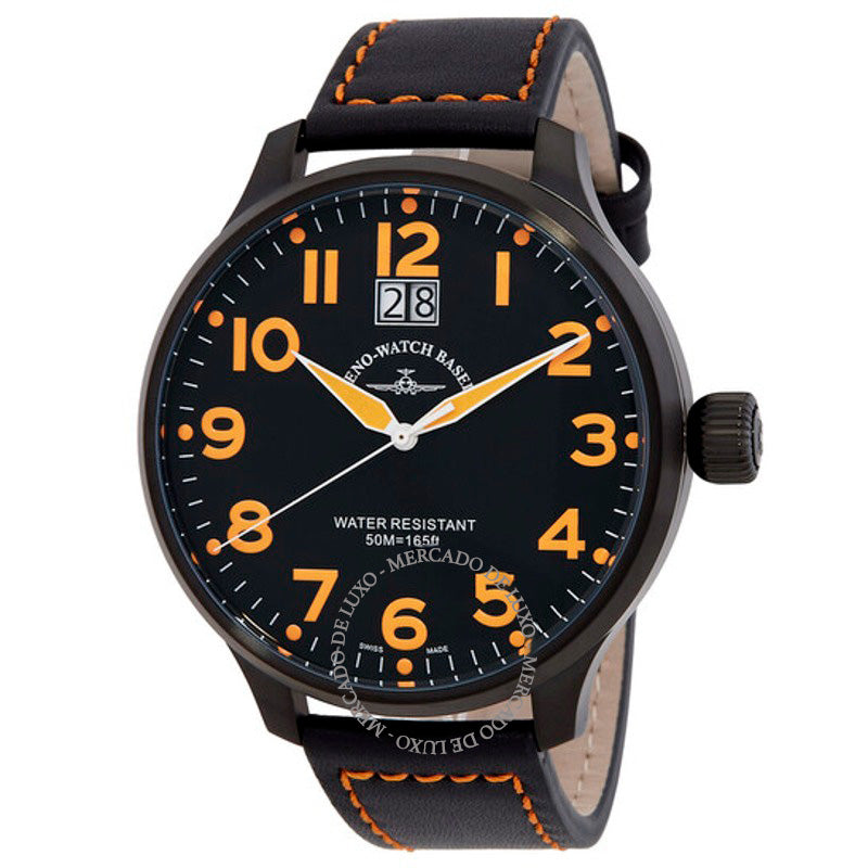 Relógio Sos Quartz Black Dial 55 mm - Mercado de Luxo - O Maior E-Commerce de Bens, Produtos e Serviços de Luxo do Brasil.