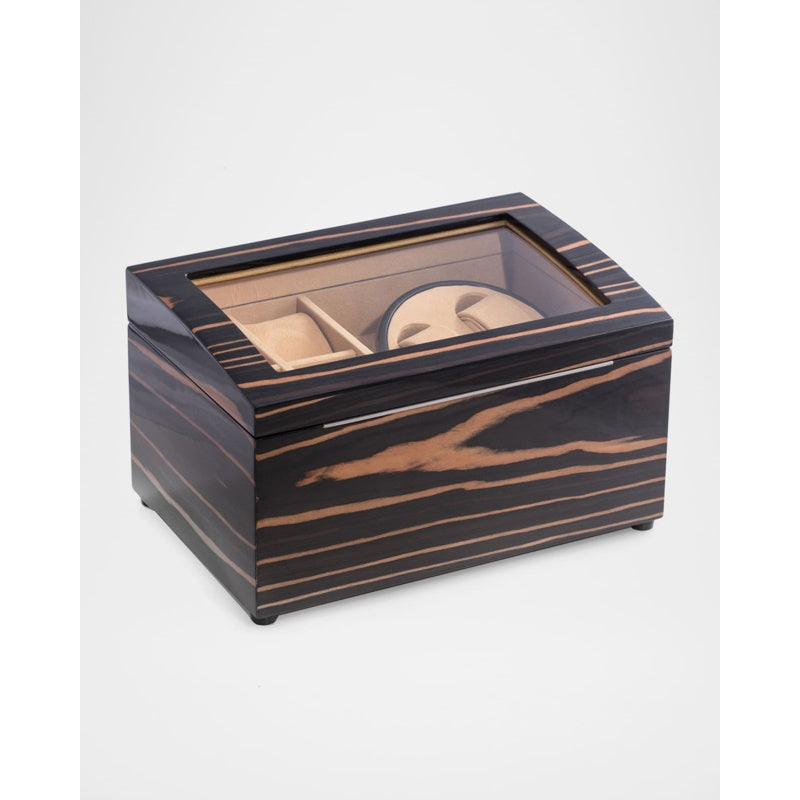 Caixas e Winders Lacquered Ebony Burl Wood Storage 4 pç - Mercado de Luxo - O Maior E-Commerce de Bens, Produtos e Serviços de Luxo do Brasil.