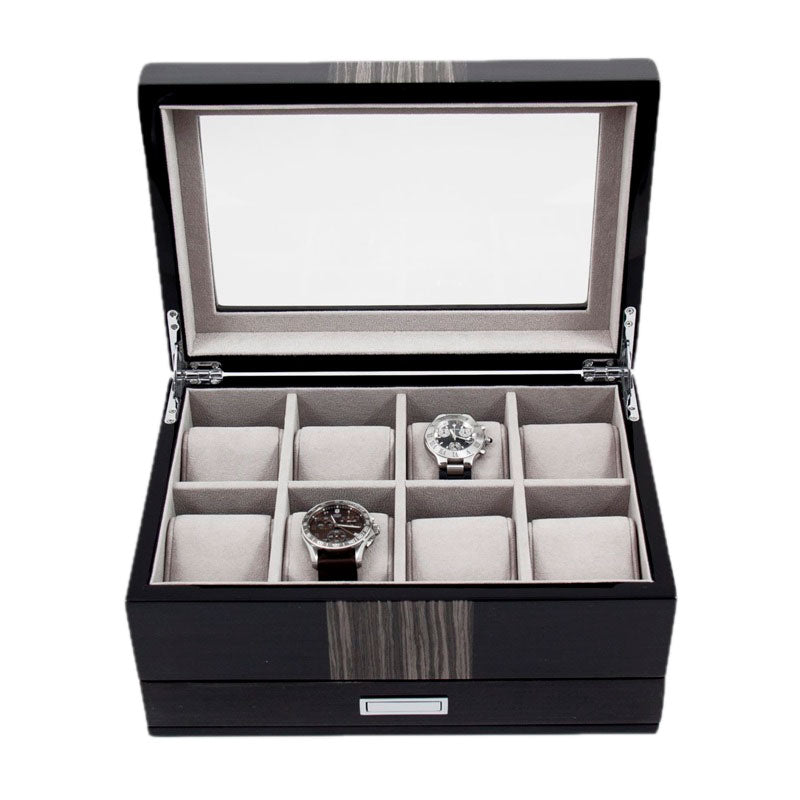 Caixas e Winders Lacquered Wenge Wood Box Drawer 8 pç - Mercado de Luxo - O Maior E-Commerce de Bens, Produtos e Serviços de Luxo do Brasil.