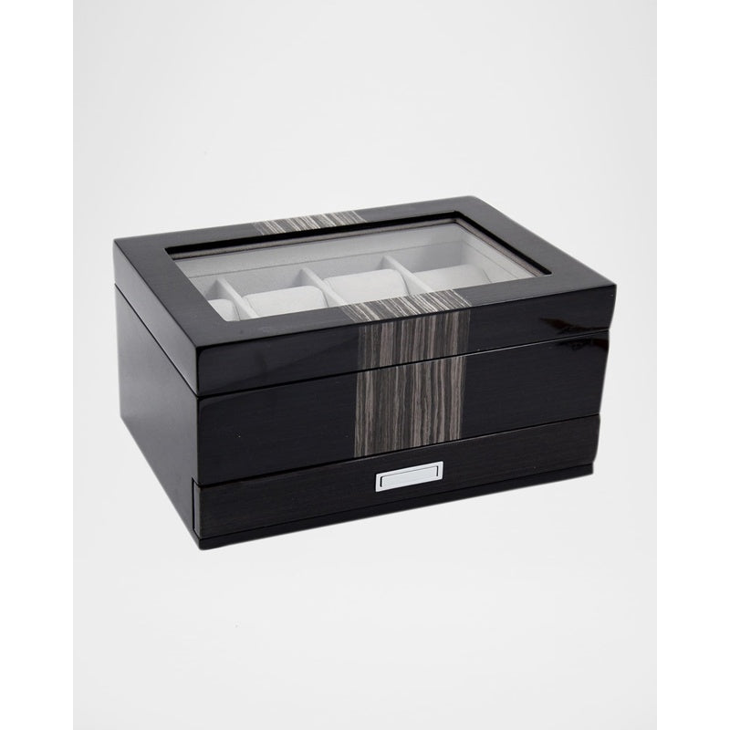 Caixas e Winders Lacquered Wenge Wood Box Drawer 8 pç - Mercado de Luxo - O Maior E-Commerce de Bens, Produtos e Serviços de Luxo do Brasil.