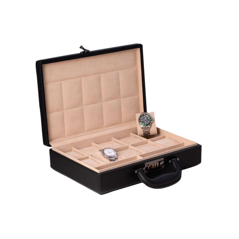 Caixas e Winders Leather Briefcase Storage Box Combination Lock 10 pç - Mercado de Luxo - O Maior E-Commerce de Bens, Produtos e Serviços de Luxo do Brasil.