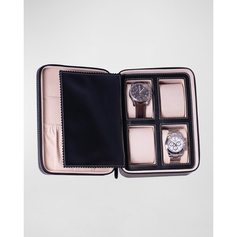 Caixas e Winders Leather Accessory Travel 4 pç - Mercado de Luxo - O Maior E-Commerce de Bens, Produtos e Serviços de Luxo do Brasil.