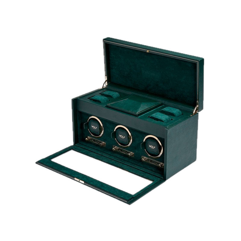 Caixas e Winders British Racing Triplo - Mercado de Luxo - O Maior E-Commerce de Bens, Produtos e Serviços de Luxo do Brasil.