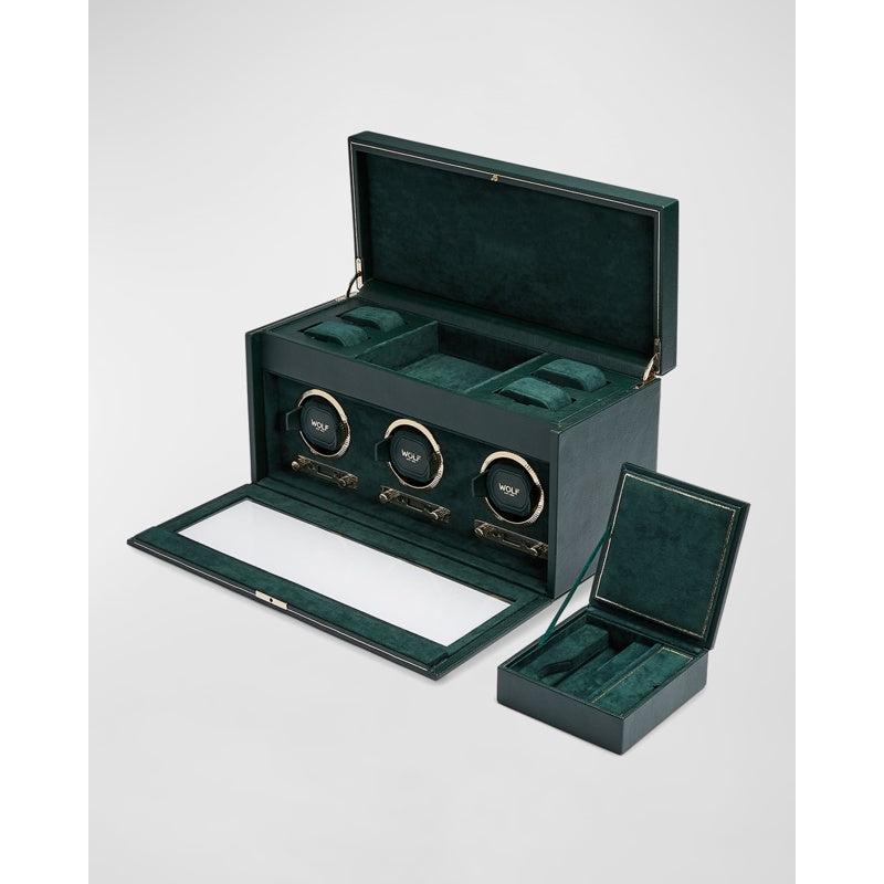 Caixas e Winders British Racing Triplo - Mercado de Luxo - O Maior E-Commerce de Bens, Produtos e Serviços de Luxo do Brasil.