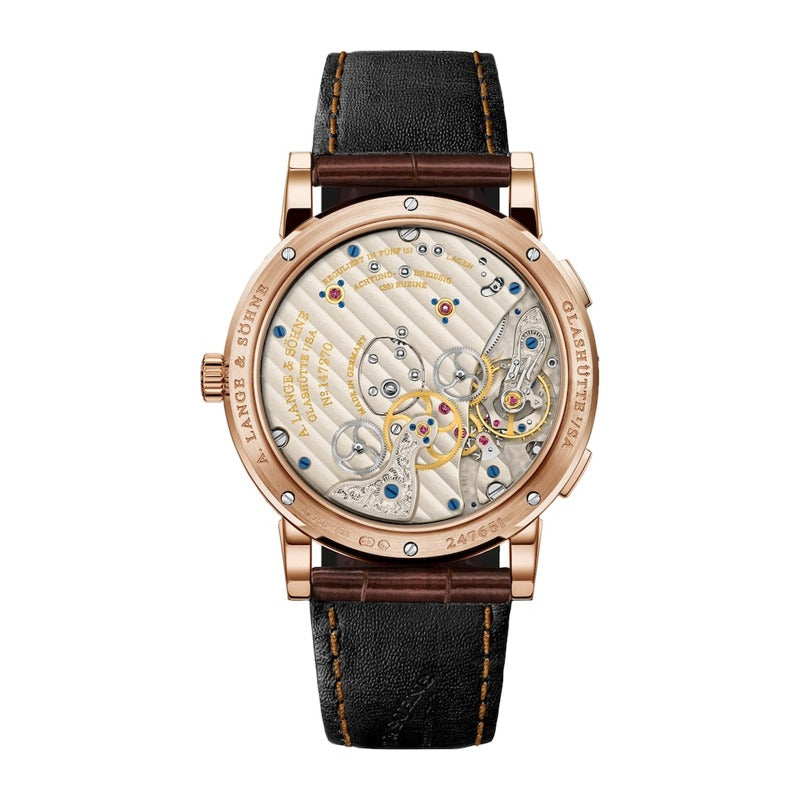 Relógio Lange 1 Fuso Horário em Ouro Rosé 419 mm - Mercado de Luxo - O Maior E-Commerce de Bens, Produtos e Serviços de Luxo do Brasil.