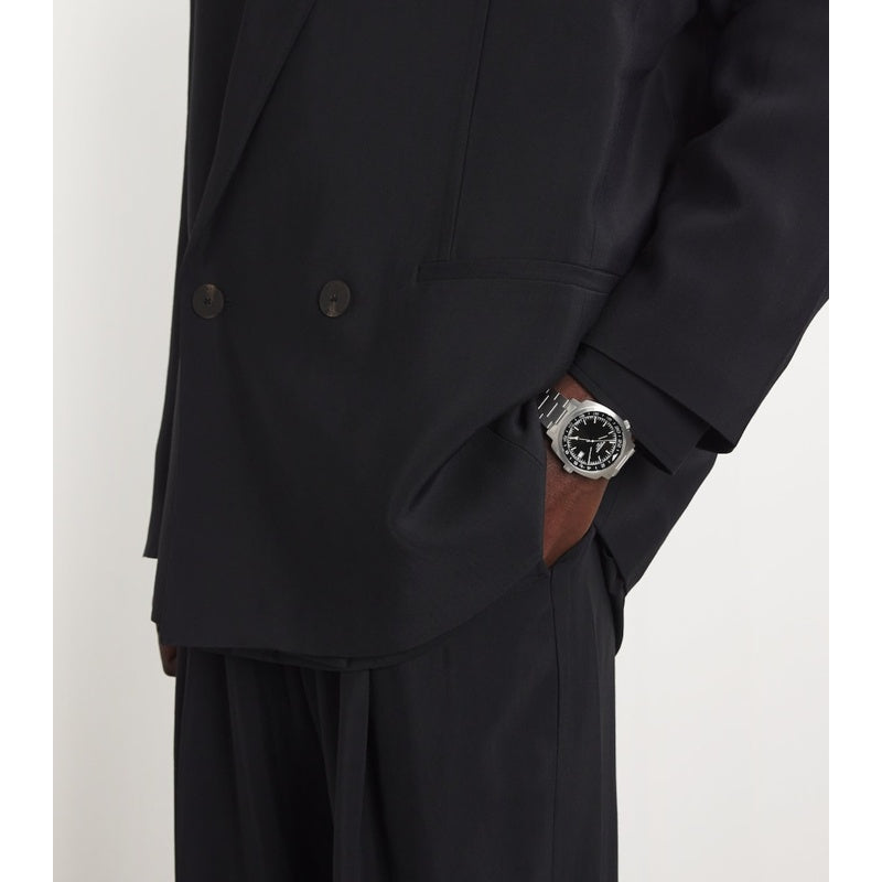 Relógio GMT Black Tie em Aço Inoxidável 40 mm - Mercado de Luxo - O Maior E-Commerce de Bens, Produtos e Serviços de Luxo do Brasil.