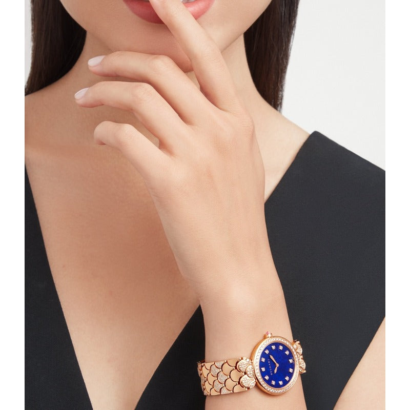 Relógio Divas Dream em Ouro Rosé e Diamantes 33 mm - Mercado de Luxo - O Maior E-Commerce de Bens, Produtos e Serviços de Luxo do Brasil.