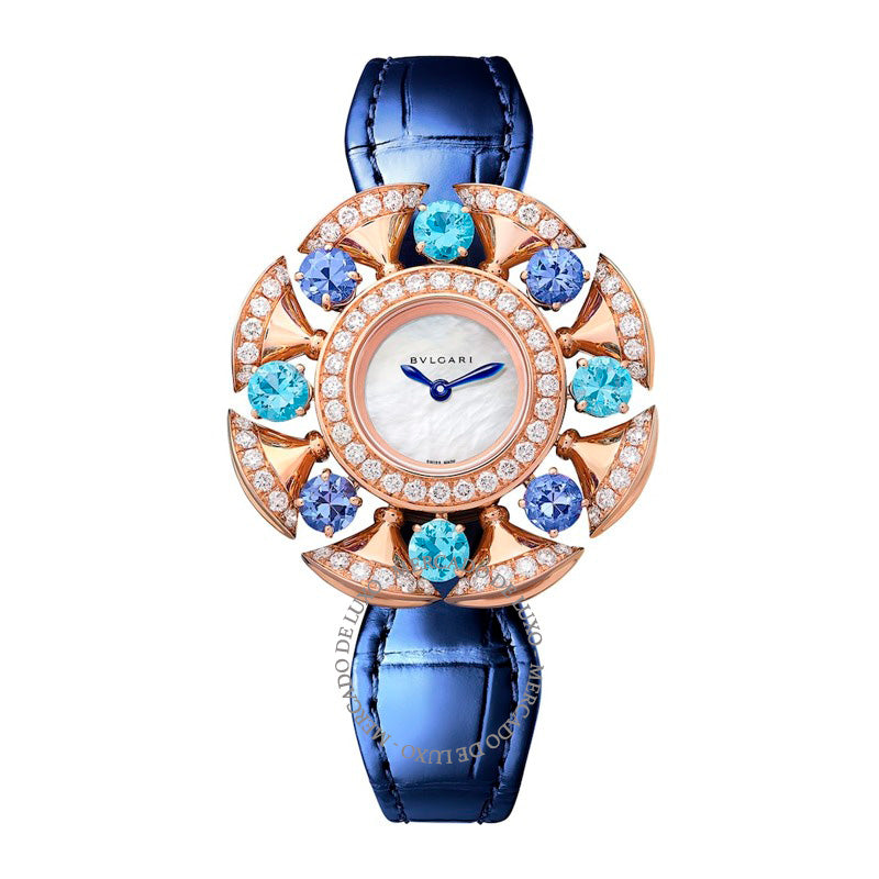 Relógio Divas Dream em Ouro Rosé Diamante topázio e tanzanita 33 mm - Mercado de Luxo - O Maior E-Commerce de Bens, Produtos e Serviços de Luxo do Brasil.
