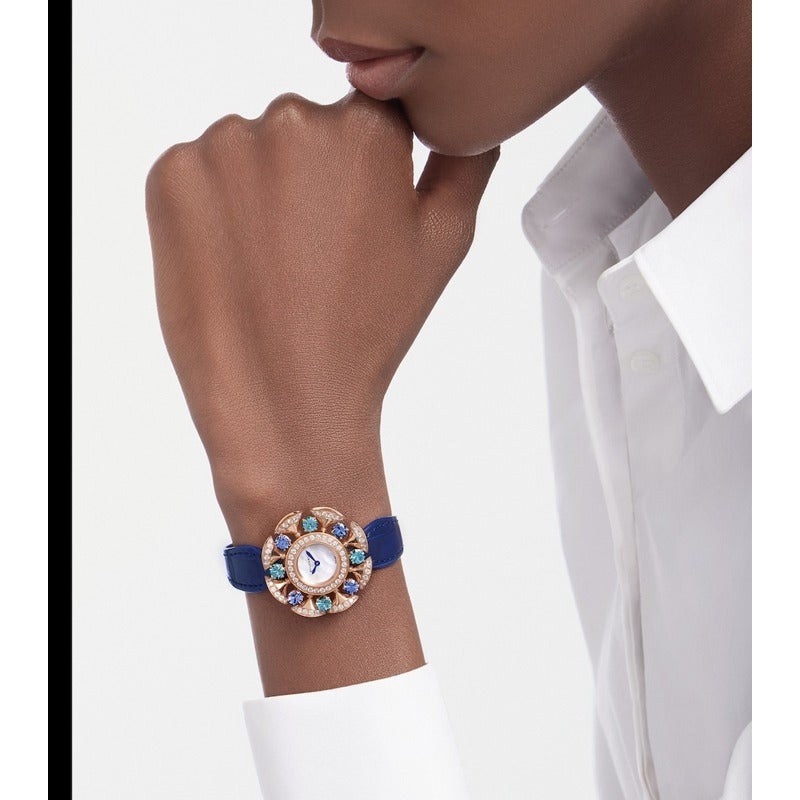Relógio Divas Dream em Ouro Rosé Diamante topázio e tanzanita 33 mm - Mercado de Luxo - O Maior E-Commerce de Bens, Produtos e Serviços de Luxo do Brasil.