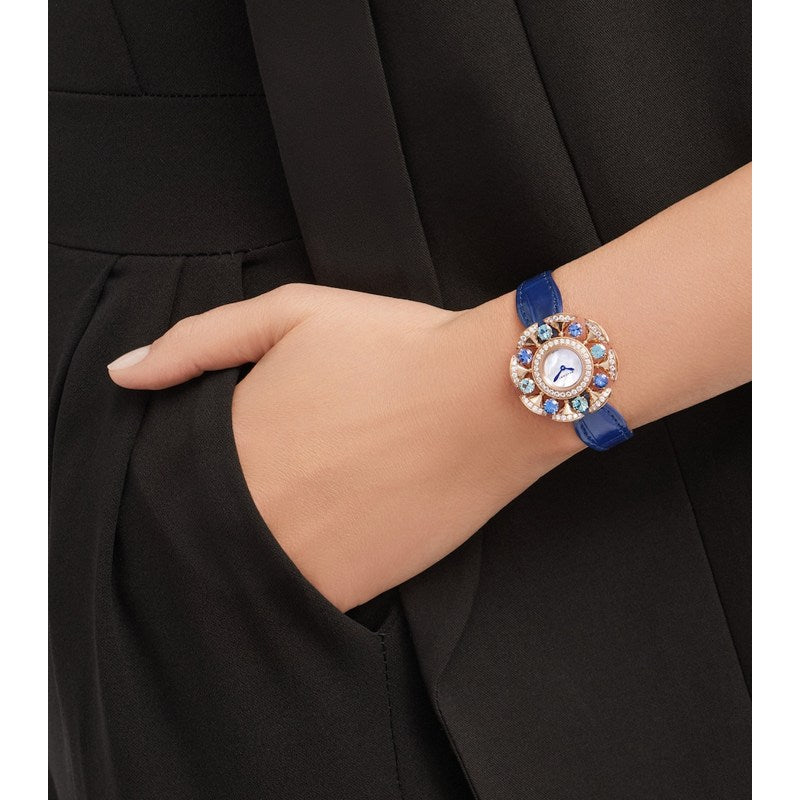 Relógio Divas Dream em Ouro Rosé Diamante topázio e tanzanita 33 mm - Mercado de Luxo - O Maior E-Commerce de Bens, Produtos e Serviços de Luxo do Brasil.