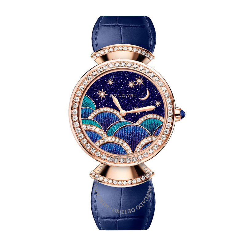 Relógio Divas Dream em Ouro Rosé e Diamantes 33 mm - Mercado de Luxo - O Maior E-Commerce de Bens, Produtos e Serviços de Luxo do Brasil.