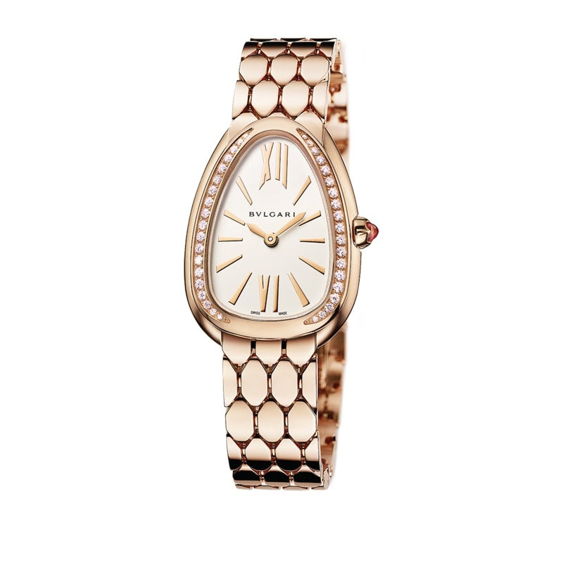 Relógio Serpenti Seduttori em Ouro Rosé e Diamante 33 mm - Mercado de Luxo - O Maior E-Commerce de Bens, Produtos e Serviços de Luxo do Brasil.