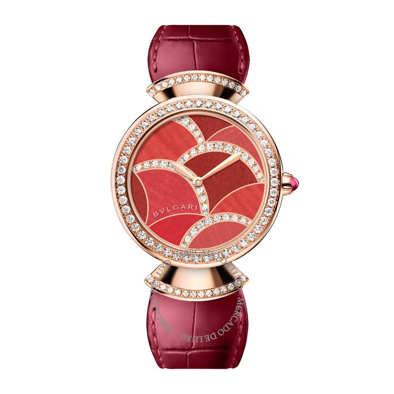 Relógio Divas Dream em Ouro Rosé e Diamantes 33 mm - Mercado de Luxo - O Maior E-Commerce de Bens, Produtos e Serviços de Luxo do Brasil.