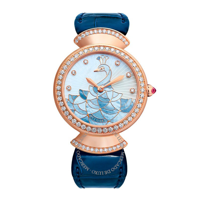 Relógio Divas Dream em Ouro Rosé e Diamantes 33 mm - Mercado de Luxo - O Maior E-Commerce de Bens, Produtos e Serviços de Luxo do Brasil.