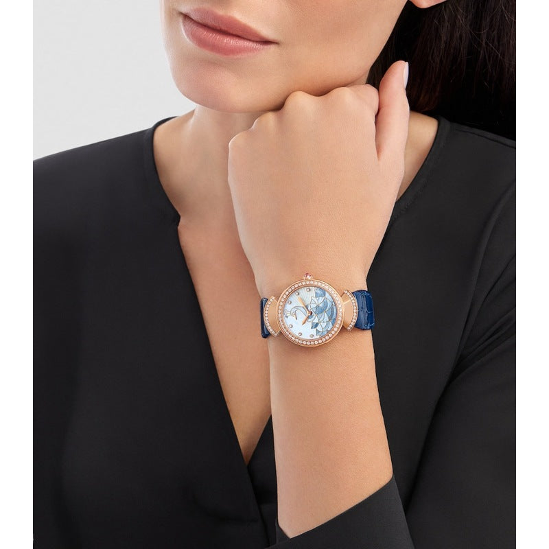 Relógio Divas Dream em Ouro Rosé e Diamantes 33 mm - Mercado de Luxo - O Maior E-Commerce de Bens, Produtos e Serviços de Luxo do Brasil.