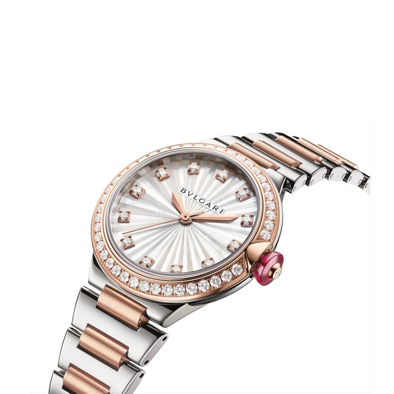 Relógio Lvcea em Ouro Rosé Aço Inoxidável e Diamante 33 mm - Mercado de Luxo - O Maior E-Commerce de Bens, Produtos e Serviços de Luxo do Brasil.