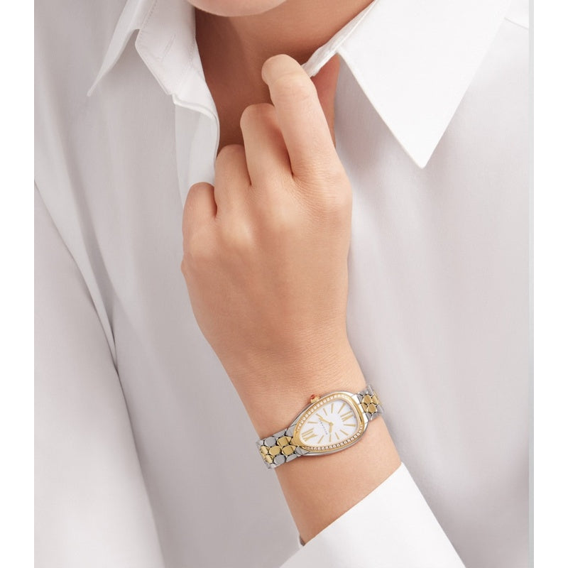 Relógio Serpenti Seduttori 33 mm em Ouro Amarelo Aço Inoxidável e Diamantes - Mercado de Luxo - O Maior E-Commerce de Bens, Produtos e Serviços de Luxo do Brasil.