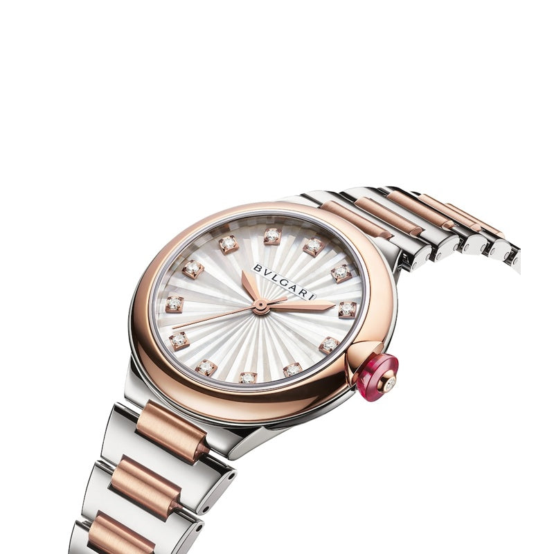 Relógio Lvcea em Ouro Rosé Aço Inoxidável e Diamante 33 mm - Mercado de Luxo - O Maior E-Commerce de Bens, Produtos e Serviços de Luxo do Brasil.