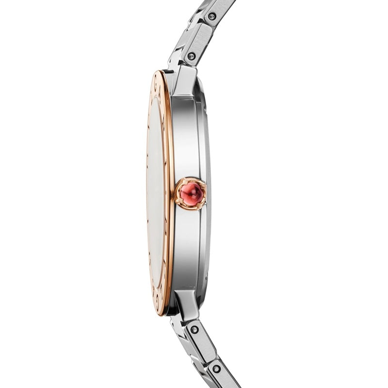 Relógio Bvlgari Bvlgari em Aço Inoxidável e Ouro Rosé 33 mm - Mercado de Luxo - O Maior E-Commerce de Bens, Produtos e Serviços de Luxo do Brasil.