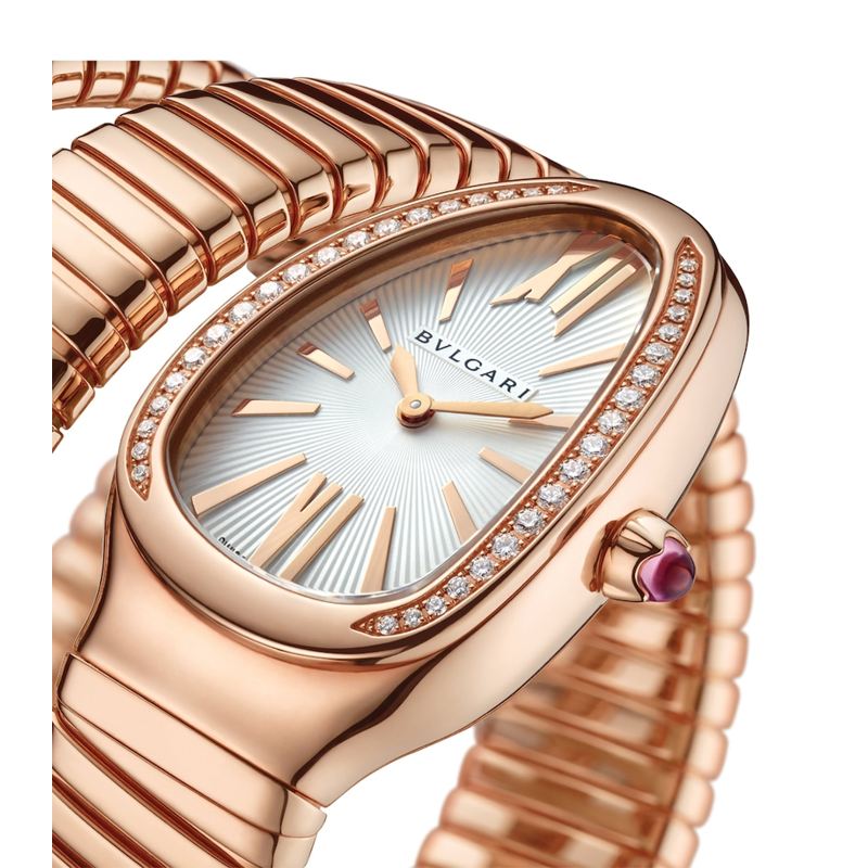 Relógio Serpenti Tubogas 35 mm em Ouro Rosé e Diamantes - Mercado de Luxo - O Maior E-Commerce de Bens, Produtos e Serviços de Luxo do Brasil.