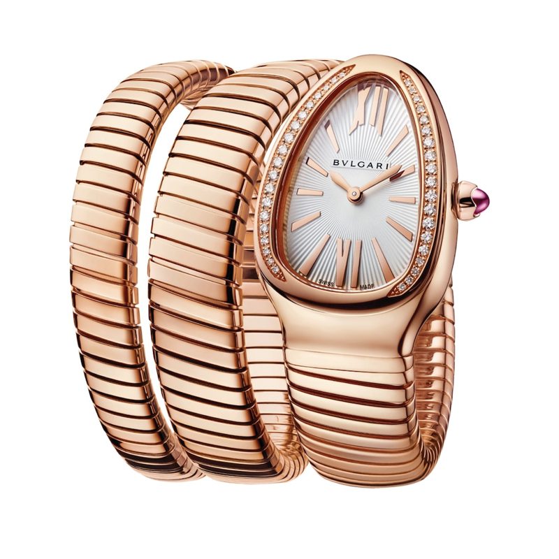 Relógio Serpenti Tubogas 35 mm em Ouro Rosé e Diamantes - Mercado de Luxo - O Maior E-Commerce de Bens, Produtos e Serviços de Luxo do Brasil.