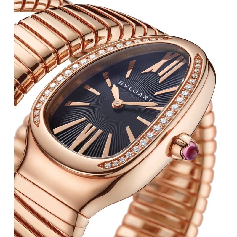 Relógio Serpenti Tubogas 35 mm em Ouro Rosé e Diamantes - Mercado de Luxo - O Maior E-Commerce de Bens, Produtos e Serviços de Luxo do Brasil.