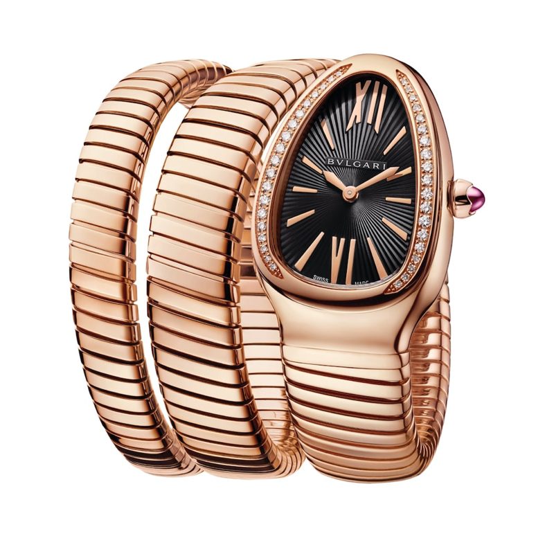Relógio Serpenti Tubogas 35 mm em Ouro Rosé e Diamantes - Mercado de Luxo - O Maior E-Commerce de Bens, Produtos e Serviços de Luxo do Brasil.