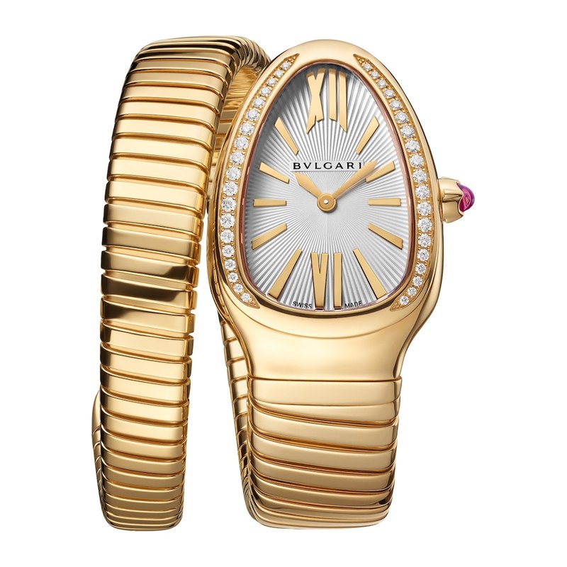 Relógio Serpenti Tubogas 35 mm em Ouro Amarelo e Diamantes - Mercado de Luxo - O Maior E-Commerce de Bens, Produtos e Serviços de Luxo do Brasil.