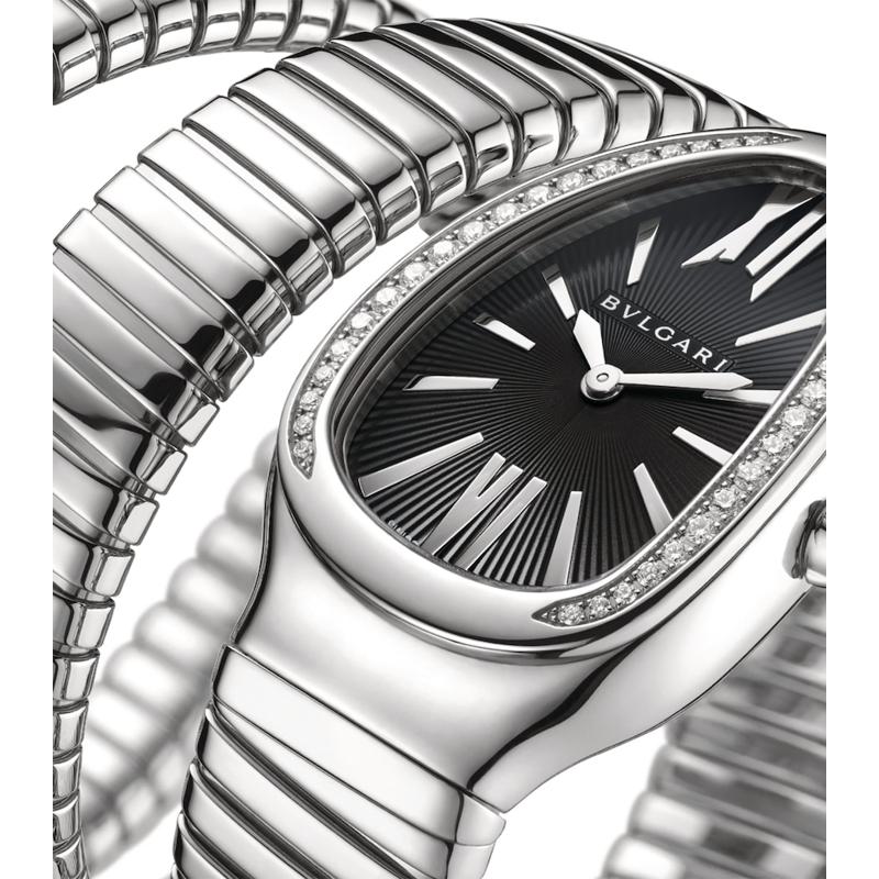 Relógio Serpenti Tubogas em Aço Inoxidável e Diamante 35 mm - Mercado de Luxo - O Maior E-Commerce de Bens, Produtos e Serviços de Luxo do Brasil.