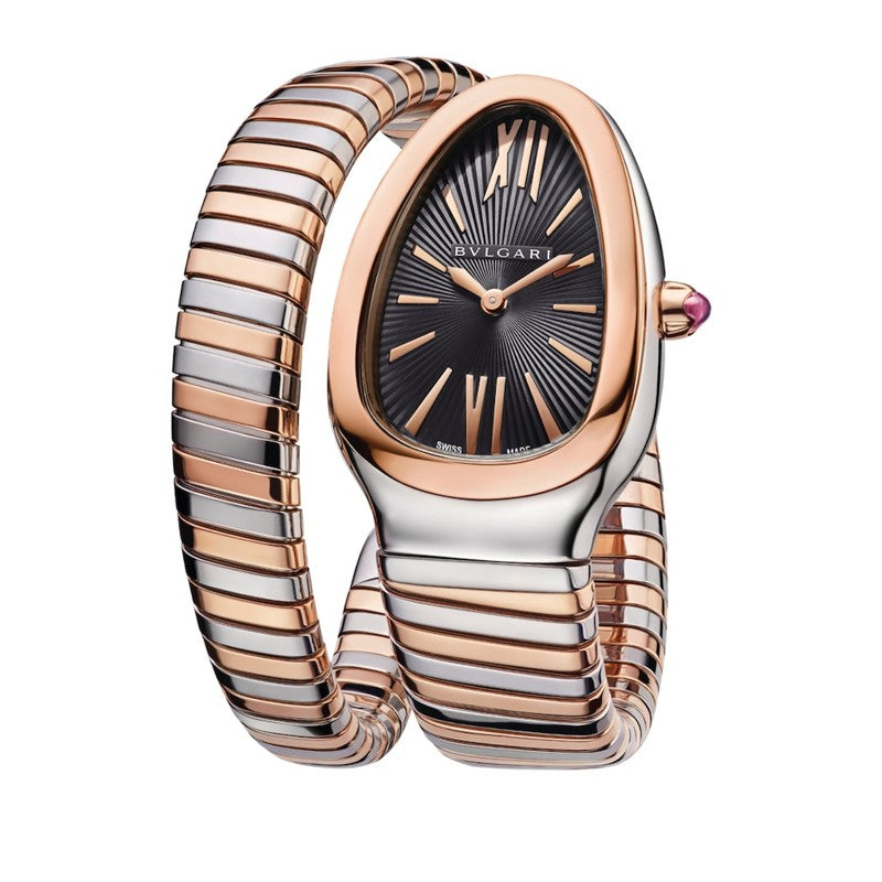 Relógio Serpenti Tubogas em Ouro Rosé e Aço Inoxidável 35 mm - Mercado de Luxo - O Maior E-Commerce de Bens, Produtos e Serviços de Luxo do Brasil.