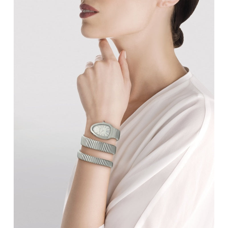 Relógio Serpenti Tubogas em Aço Inoxidável 35 mm - Mercado de Luxo - O Maior E-Commerce de Bens, Produtos e Serviços de Luxo do Brasil.