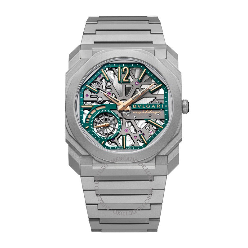 Relógio Octo Finissimo Skeleton 8 Days em Titânio 40 mm - Mercado de Luxo - O Maior E-Commerce de Bens, Produtos e Serviços de Luxo do Brasil.