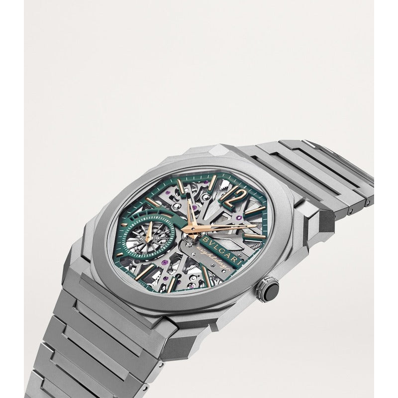 Relógio Octo Finissimo Skeleton 8 Days em Titânio 40 mm - Mercado de Luxo - O Maior E-Commerce de Bens, Produtos e Serviços de Luxo do Brasil.