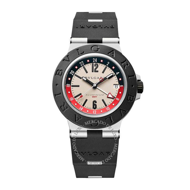 Relógio Bvlgari Bvlgari em Alumínio 40 mm - Mercado de Luxo - O Maior E-Commerce de Bens, Produtos e Serviços de Luxo do Brasil.