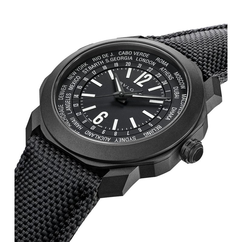 Relógio Octo WorldTimer em Aço 41 mm - Mercado de Luxo - O Maior E-Commerce de Bens, Produtos e Serviços de Luxo do Brasil.
