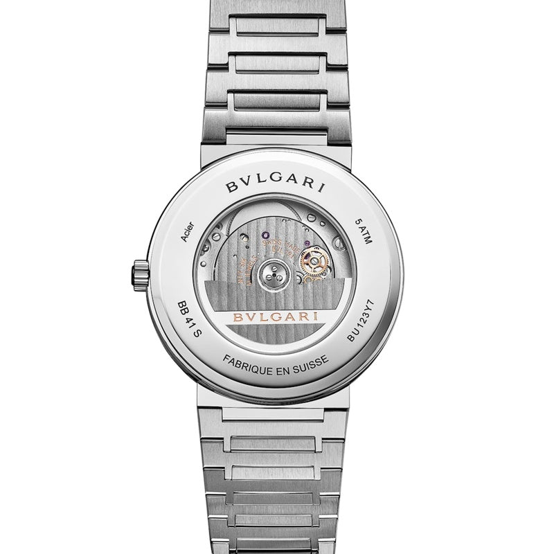 Relógio Bvlgari Bvlgari em Aço Inoxidável 41 mm - Mercado de Luxo - O Maior E-Commerce de Bens, Produtos e Serviços de Luxo do Brasil.