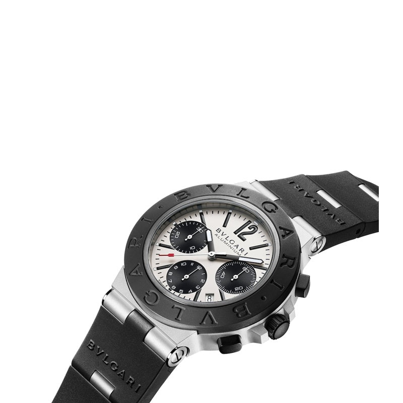 Relógio Bvlgari Bvlgari Cronógrafo em Alumínio e Titânio 41 mm - Mercado de Luxo - O Maior E-Commerce de Bens, Produtos e Serviços de Luxo do Brasil.