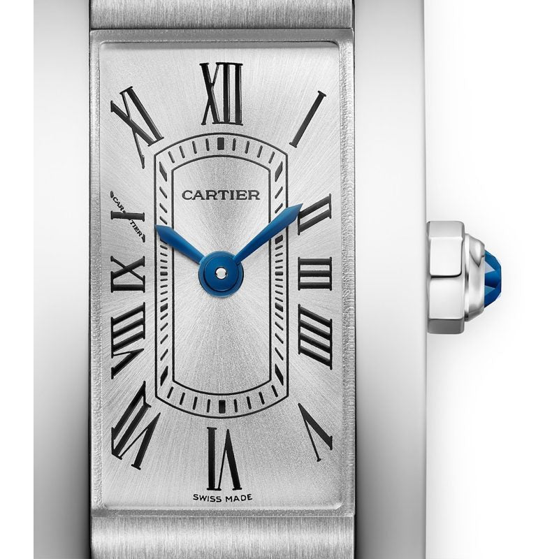 Relógio Tank Américaine Mini em Aço Inox 152 mm - Mercado de Luxo - O Maior E-Commerce de Bens, Produtos e Serviços de Luxo do Brasil.