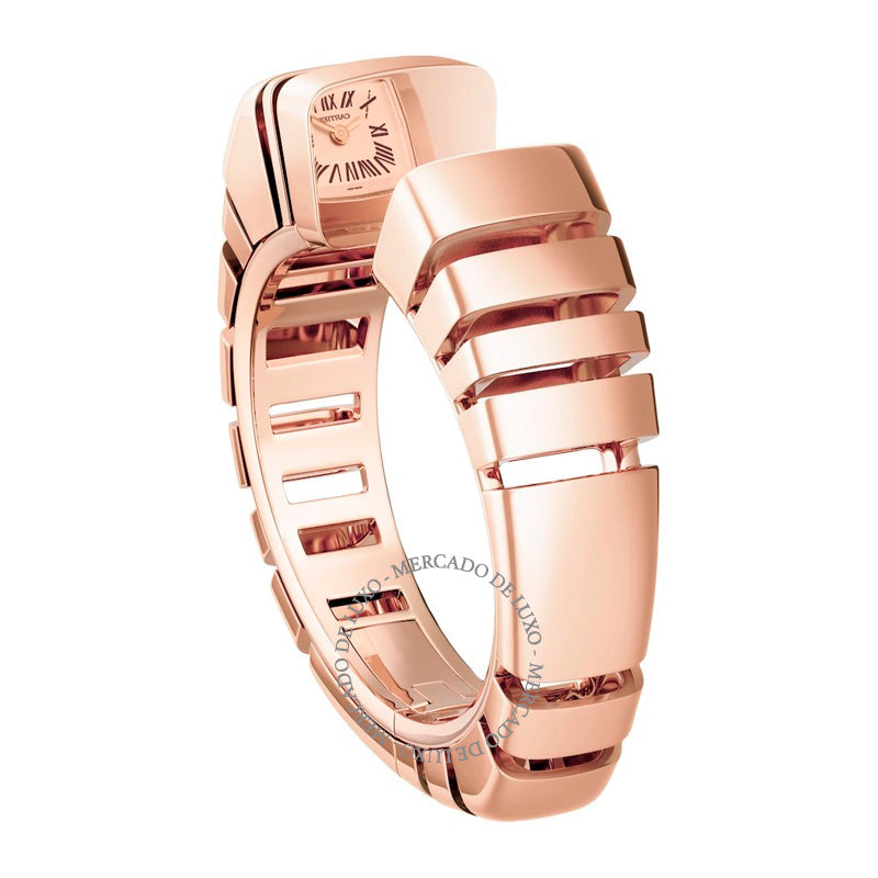 Relógio Pulseira Reflection de Cartier em Ouro Rosé 184 mm - Mercado de Luxo - O Maior E-Commerce de Bens, Produtos e Serviços de Luxo do Brasil.