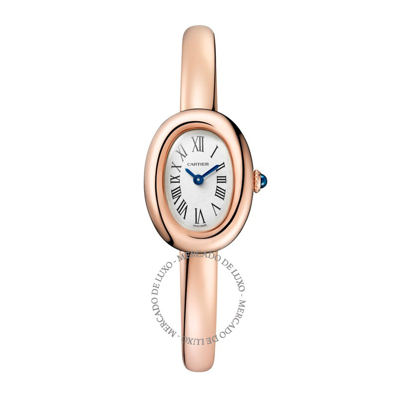 Relógio Baignoire Mini em Ouro Rosé 187 mm - Mercado de Luxo - O Maior E-Commerce de Bens, Produtos e Serviços de Luxo do Brasil.