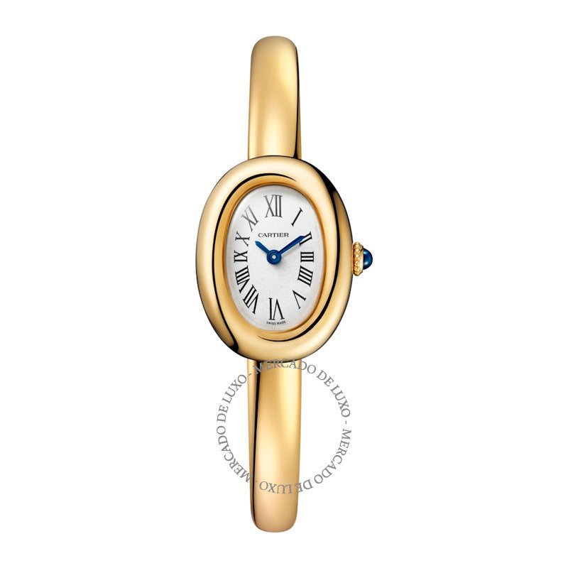 Relógio Baignoire Mini em Ouro Amarelo 187 mm - Mercado de Luxo - O Maior E-Commerce de Bens, Produtos e Serviços de Luxo do Brasil.