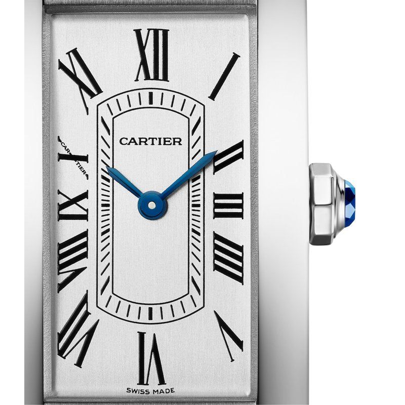 Relógio Tank Américaine Mini em Aço Inoxidável 194 mm - Mercado de Luxo - O Maior E-Commerce de Bens, Produtos e Serviços de Luxo do Brasil.