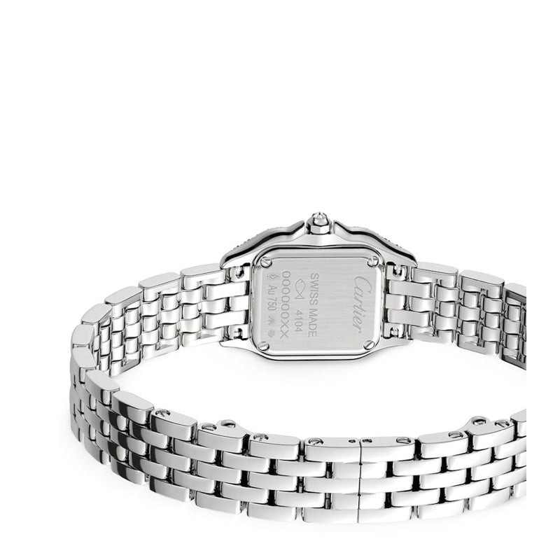 Relógio Panthère de Cartier Mini em Ouro Branco e Diamantes 20 mm - Mercado de Luxo - O Maior E-Commerce de Bens, Produtos e Serviços de Luxo do Brasil.