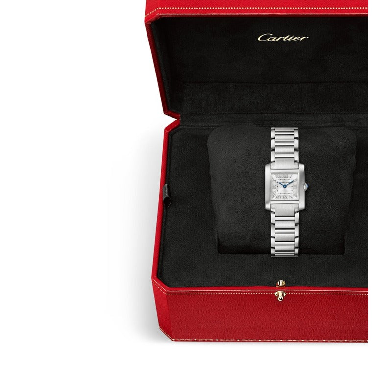 Relógio Tank Française em Aço 212 mm - Mercado de Luxo - O Maior E-Commerce de Bens, Produtos e Serviços de Luxo do Brasil.