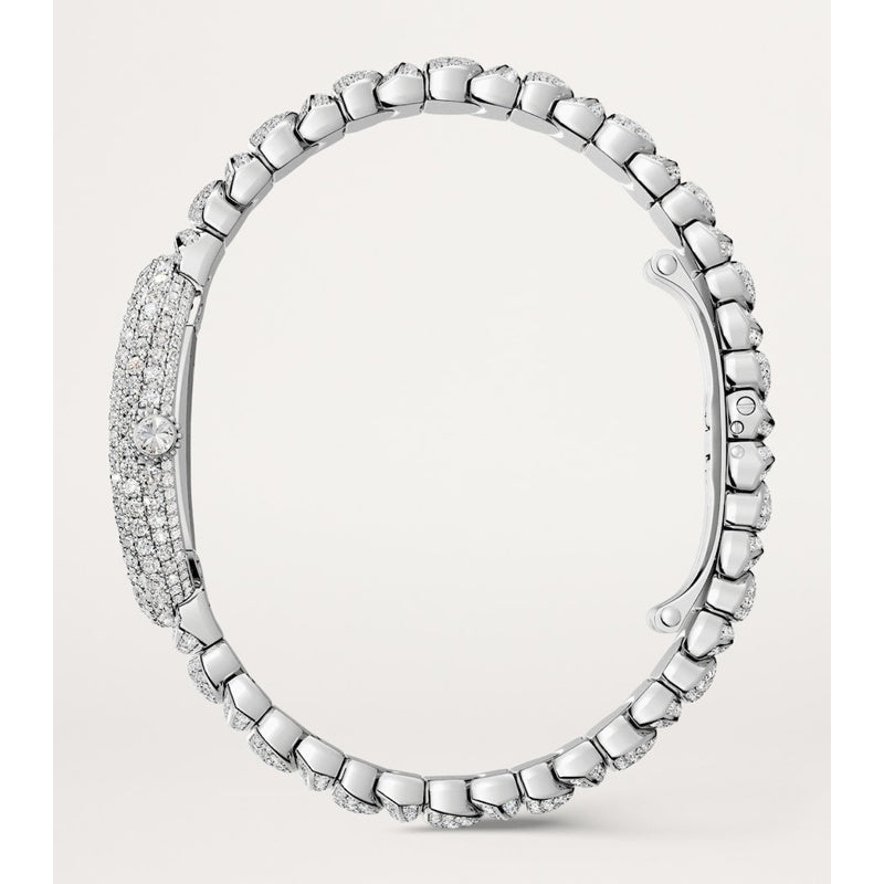 Relógio Baignoire Mini em Ouro Branco e Diamantes 231 mm - Mercado de Luxo - O Maior E-Commerce de Bens, Produtos e Serviços de Luxo do Brasil.