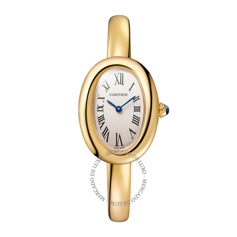 Relógio Baignoire de Cartier Mini em Ouro Amarelo 231 mm - Mercado de Luxo - O Maior E-Commerce de Bens, Produtos e Serviços de Luxo do Brasil.