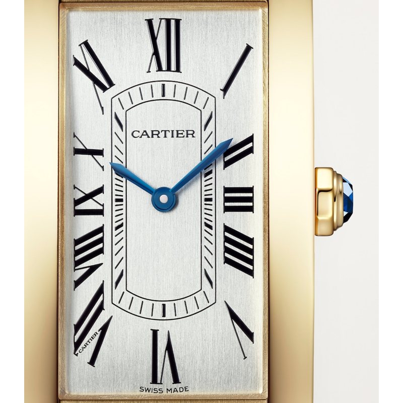 Relógio Tank Américaine Grande em Ouro Amarelo 244 mm - Mercado de Luxo - O Maior E-Commerce de Bens, Produtos e Serviços de Luxo do Brasil.