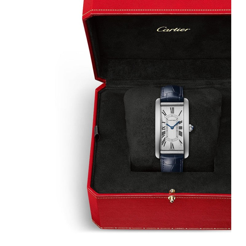 Relógio Tank Américaine Grande em Aço Inoxidável 244 mm - Mercado de Luxo - O Maior E-Commerce de Bens, Produtos e Serviços de Luxo do Brasil.