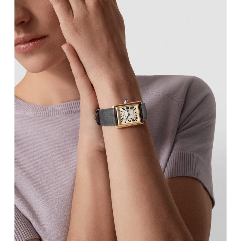 Relógio Tank Louis Cartier Grande em Ouro Amarelo 255 mm - Mercado de Luxo - O Maior E-Commerce de Bens, Produtos e Serviços de Luxo do Brasil.